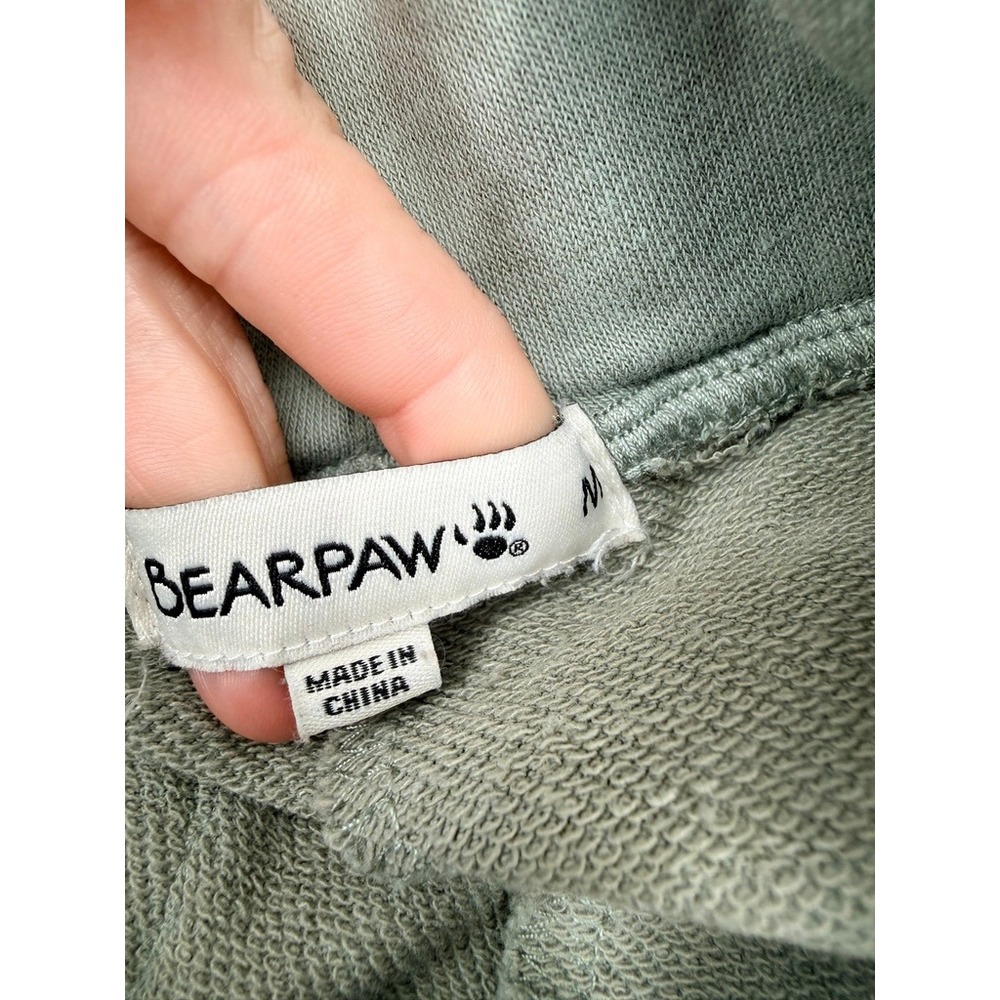 Sage Green Joggers Women Medium Drawstring Lounge Sweatpants Bearpaw - Picture 8 of 16